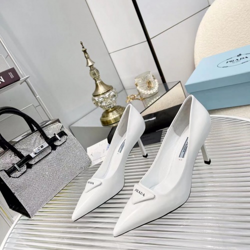 Wholesale Prada High-heeled Shoes For Women #1035042 $100.00 USD, Wholesale Quality Replica Prada High-heeled Shoes