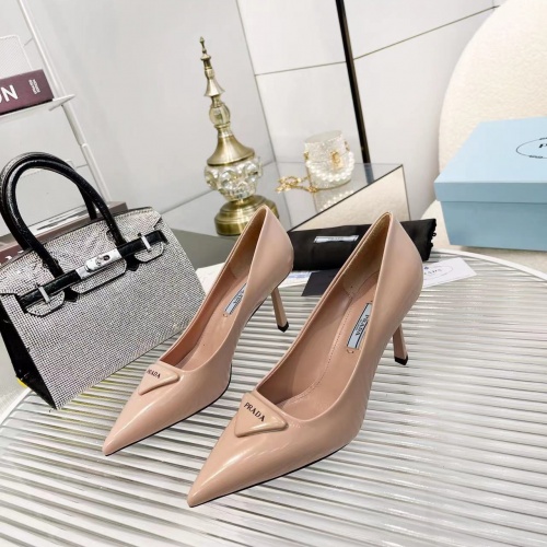 Wholesale Prada High-heeled Shoes For Women #1035043 $100.00 USD, Wholesale Quality Replica Prada High-heeled Shoes