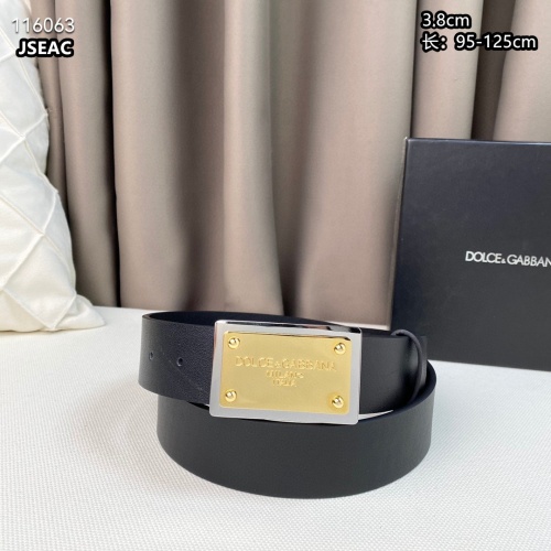 Replica Dolce & Gabbana D&G AAA Quality Belts For Men #1036411 $52.00 USD for Wholesale