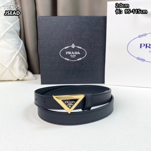 Wholesale Prada AAA Quality Belts For Women #1037373 $56.00 USD, Wholesale Quality Replica Prada AAA Quality Belts