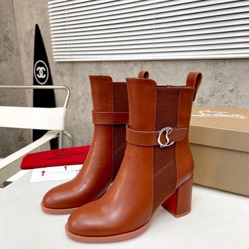 Wholesale Christian Louboutin Boots For Women #1037621 $112.00 USD, Wholesale Quality Replica Christian Louboutin Boots