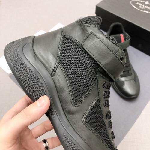 Replica Prada High Top Shoes For Men #1037968 $88.00 USD for Wholesale