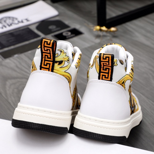 Replica Versace High Tops Shoes For Men #1038866 $76.00 USD for Wholesale