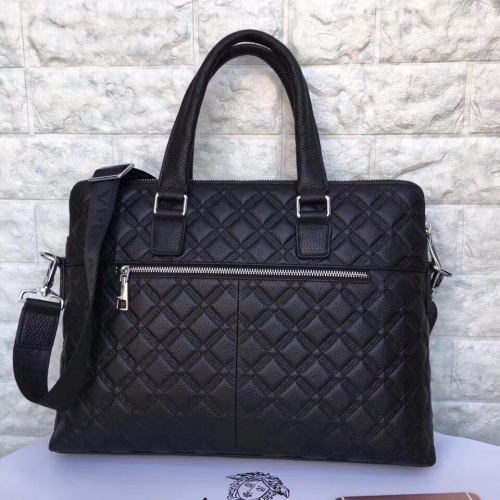 Replica Versace AAA Man Handbags #1039382 $108.00 USD for Wholesale