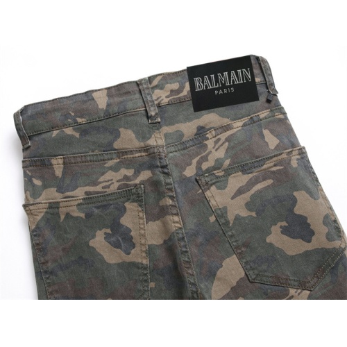 Replica Balmain Jeans For Men #1040475 $48.00 USD for Wholesale