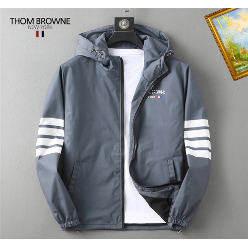 Wholesale Thom Browne Jackets Long Sleeved For Men #1040869 $60.00 USD, Wholesale Quality Replica Thom Browne Jackets