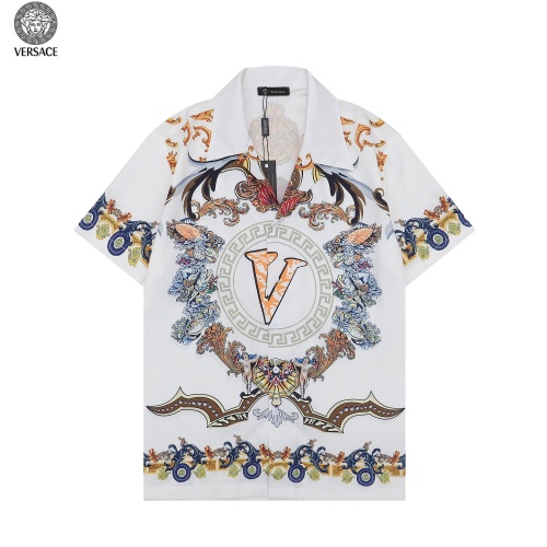 Wholesale Versace Shirts Short Sleeved For Men #1041423 $36.00 USD, Wholesale Quality Replica Versace Shirts