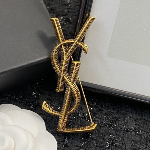 Wholesale Yves Saint Laurent Brooches #1041517 $36.00 USD, Wholesale Quality Replica Yves Saint Laurent Brooches