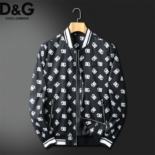 Wholesale Dolce &amp; Gabbana D&amp;G Jackets Long Sleeved For Men #1045519 $72.00 USD, Wholesale Quality Replica Dolce &amp; Gabbana D&amp;G Jackets