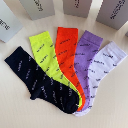 Replica Balenciaga Socks #1046847 $32.00 USD for Wholesale