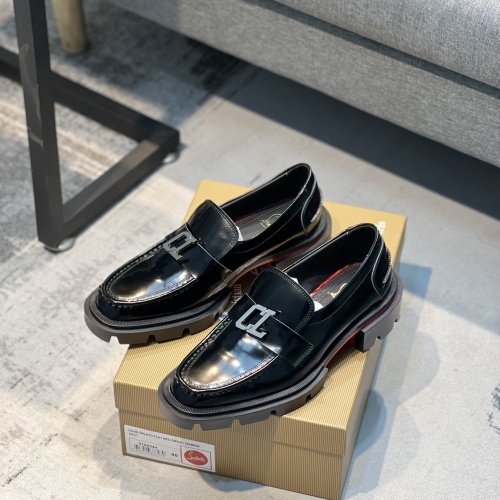 Wholesale Christian Louboutin Leather Shoes For Men #1050099 $118.00 USD, Wholesale Quality Replica Christian Louboutin Leather Shoes