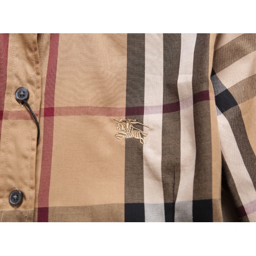 Replica Burberry Shirts Long Sleeved For Women #1052228 $36.00 USD for Wholesale