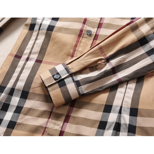 Replica Burberry Shirts Long Sleeved For Women #1052228 $36.00 USD for Wholesale