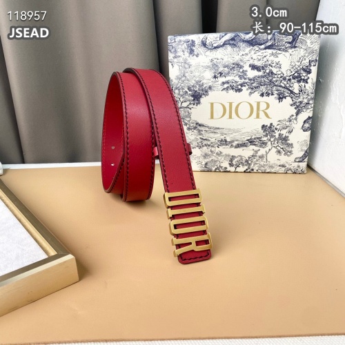 Replica Christian Dior AAA Quality Belts For Women #1053009 $56.00 USD for Wholesale