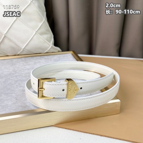 Wholesale Prada AAA Quality Belts For Women #1053370 $52.00 USD, Wholesale Quality Replica Prada AAA Quality Belts