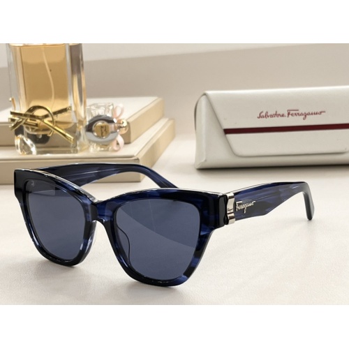 Wholesale Salvatore Ferragamo AAA Quality Sunglasses #1054279 $60.00 USD, Wholesale Quality Replica Salvatore Ferragamo AAA Quality Sunglasses