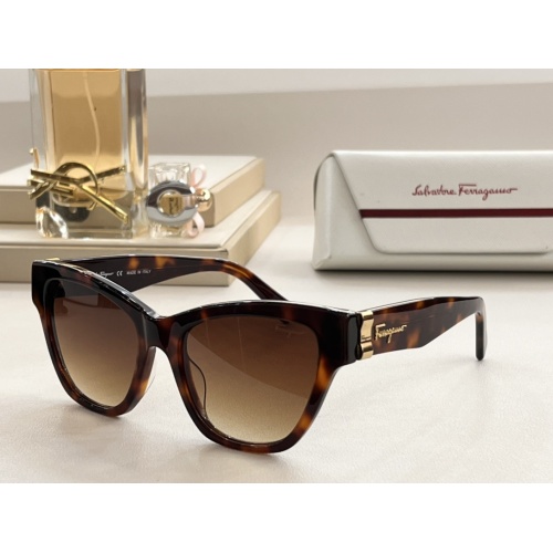 Wholesale Salvatore Ferragamo AAA Quality Sunglasses #1054280 $60.00 USD, Wholesale Quality Replica Salvatore Ferragamo AAA Quality Sunglasses