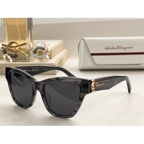 Wholesale Salvatore Ferragamo AAA Quality Sunglasses #1054281 $60.00 USD, Wholesale Quality Replica Salvatore Ferragamo AAA Quality Sunglasses