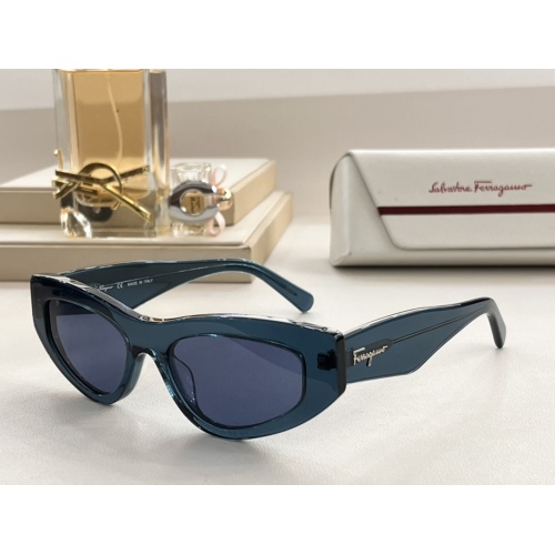 Wholesale Salvatore Ferragamo AAA Quality Sunglasses #1054288 $60.00 USD, Wholesale Quality Replica Salvatore Ferragamo AAA Quality Sunglasses