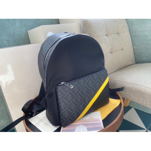 Replica Fendi AAA Man Backpacks #1054767 $102.00 USD for Wholesale