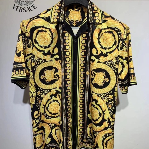 Wholesale Versace Shirts Short Sleeved For Men #1058109 $45.00 USD, Wholesale Quality Replica Versace Shirts