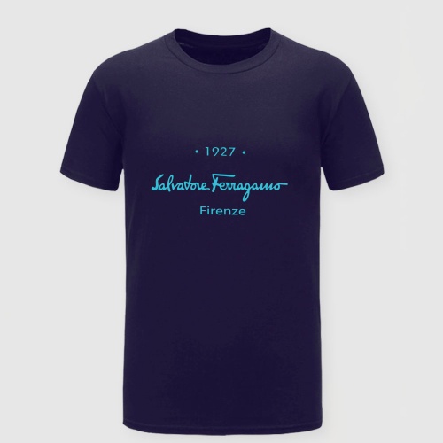 Wholesale Salvatore Ferragamo T-Shirts Short Sleeved For Men #1058191 $25.00 USD, Wholesale Quality Replica Salvatore Ferragamo T-Shirts