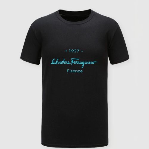 Wholesale Salvatore Ferragamo T-Shirts Short Sleeved For Men #1058192 $25.00 USD, Wholesale Quality Replica Salvatore Ferragamo T-Shirts