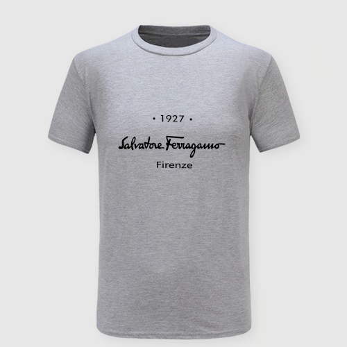 Wholesale Salvatore Ferragamo T-Shirts Short Sleeved For Men #1058194 $25.00 USD, Wholesale Quality Replica Salvatore Ferragamo T-Shirts