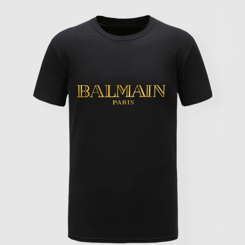 Wholesale Balmain T-Shirts Short Sleeved For Men #1058266 $25.00 USD, Wholesale Quality Replica Balmain T-Shirts