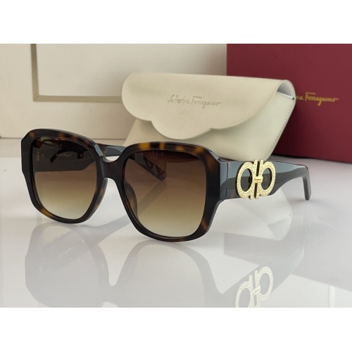 Wholesale Salvatore Ferragamo AAA Quality Sunglasses #1062273 $56.00 USD, Wholesale Quality Replica Salvatore Ferragamo AAA Quality Sunglasses