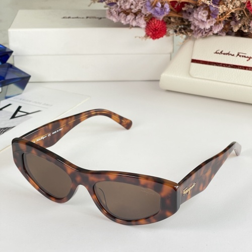 Wholesale Salvatore Ferragamo AAA Quality Sunglasses #1062283 $60.00 USD, Wholesale Quality Replica Salvatore Ferragamo AAA Quality Sunglasses