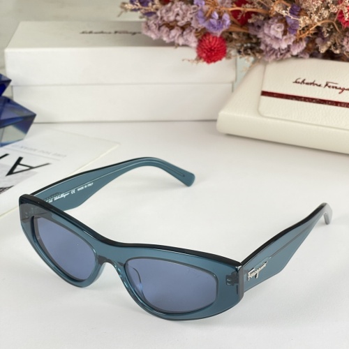 Wholesale Salvatore Ferragamo AAA Quality Sunglasses #1062284 $60.00 USD, Wholesale Quality Replica Salvatore Ferragamo AAA Quality Sunglasses