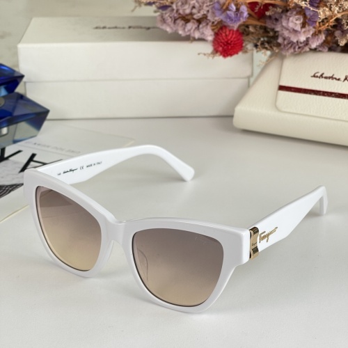 Wholesale Salvatore Ferragamo AAA Quality Sunglasses #1062286 $60.00 USD, Wholesale Quality Replica Salvatore Ferragamo AAA Quality Sunglasses