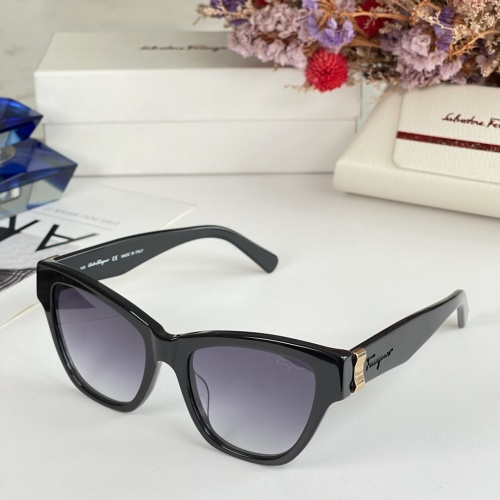 Wholesale Salvatore Ferragamo AAA Quality Sunglasses #1062287 $60.00 USD, Wholesale Quality Replica Salvatore Ferragamo AAA Quality Sunglasses