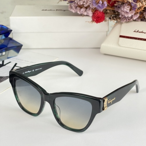 Wholesale Salvatore Ferragamo AAA Quality Sunglasses #1062290 $60.00 USD, Wholesale Quality Replica Salvatore Ferragamo AAA Quality Sunglasses