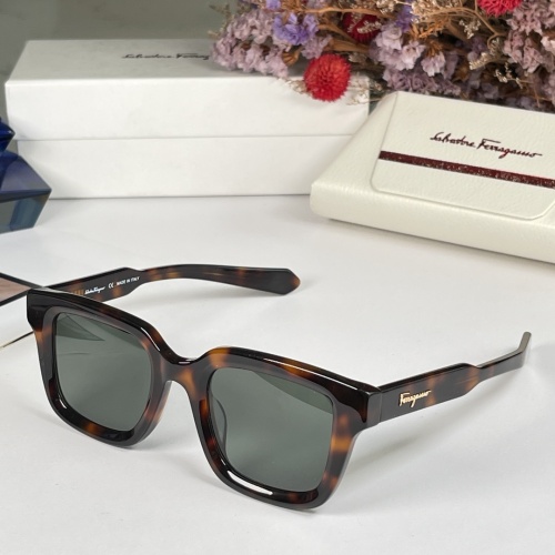 Wholesale Salvatore Ferragamo AAA Quality Sunglasses #1062302 $64.00 USD, Wholesale Quality Replica Salvatore Ferragamo AAA Quality Sunglasses