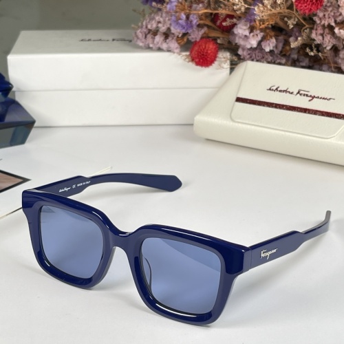 Wholesale Salvatore Ferragamo AAA Quality Sunglasses #1062304 $64.00 USD, Wholesale Quality Replica Salvatore Ferragamo AAA Quality Sunglasses