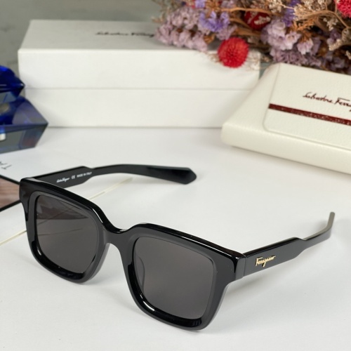 Wholesale Salvatore Ferragamo AAA Quality Sunglasses #1062306 $64.00 USD, Wholesale Quality Replica Salvatore Ferragamo AAA Quality Sunglasses