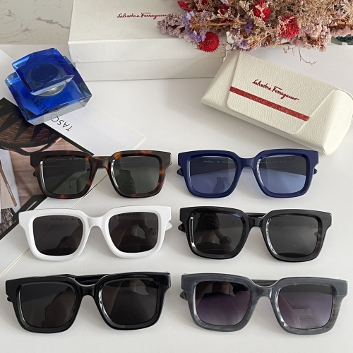 Replica Salvatore Ferragamo AAA Quality Sunglasses #1062307 $64.00 USD for Wholesale