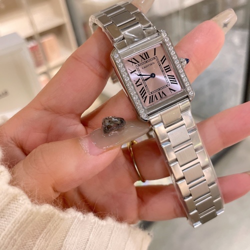 Wholesale Cartier AAA Quality Watches For Women #1062735 $132.00 USD, Wholesale Quality Replica Cartier AAA Quality Watches