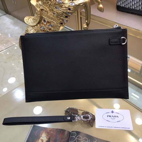 Replica Prada AAA Man Wallets #1064106 $80.00 USD for Wholesale