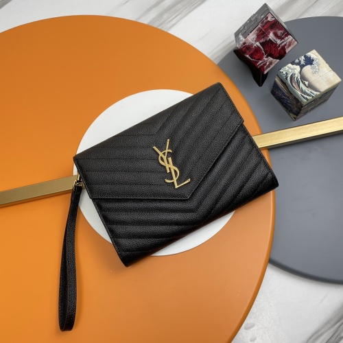 Wholesale Yves Saint Laurent AAA Quality Wallets For Women #1064648 $125.00 USD, Wholesale Quality Replica Yves Saint Laurent AAA Wallets