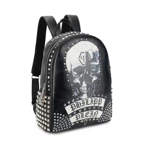 Replica Philipp Plein Quality Man Backpacks #1065199 $118.00 USD for Wholesale