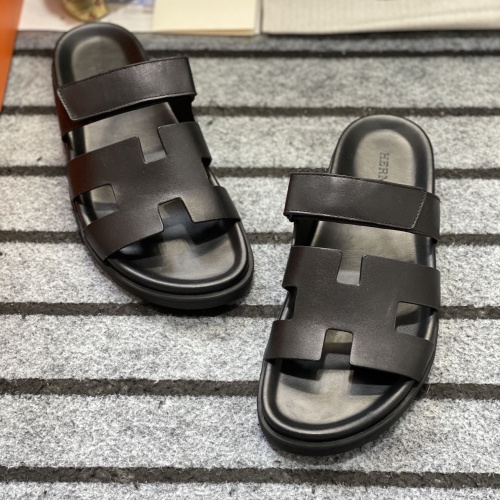 Replica Hermes Sandal For Men #1065328 $56.00 USD for Wholesale