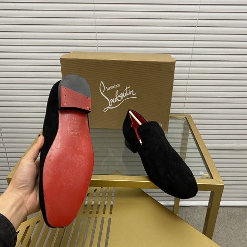 Replica Christian Louboutin Leather Shoes For Men #1065342 $85.00 USD for Wholesale