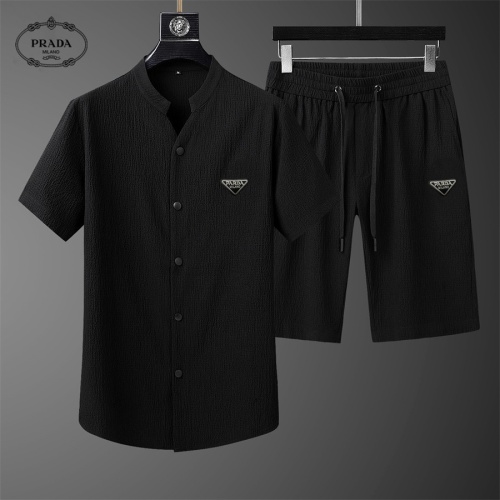 Wholesale Prada Tracksuits Short Sleeved For Men #1069503 $68.00 USD, Wholesale Quality Replica Prada Tracksuits