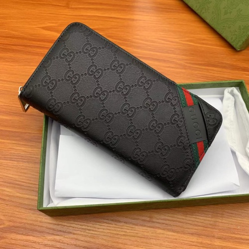 Wholesale Gucci AAA Man Wallets #1070341 $42.00 USD, Wholesale Quality Replica Gucci AAA Man Wallets