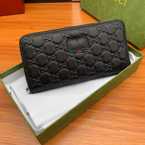 Replica Gucci AAA Man Wallets #1070347 $42.00 USD for Wholesale