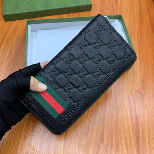 Replica Gucci AAA Man Wallets #1070354 $42.00 USD for Wholesale