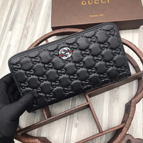 Wholesale Gucci AAA Man Wallets #1070357 $45.00 USD, Wholesale Quality Replica Gucci AAA Man Wallets